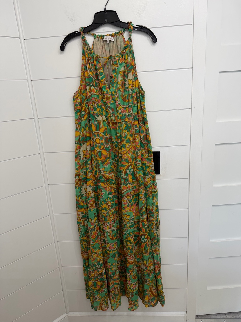 House of Harlow Cotton Gauze Tiered Sleeveless Maxi Dress Size Large 36841 - Picture 5 of 16